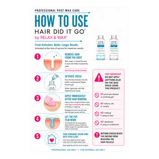 Hair Did it Go? Advanced Post-Wax Hair Inhibiting Enzyme - to help slow regrowth