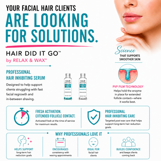 Hair Did it Go? Advanced Post-Wax Hair Inhibiting Enzyme - to help slow regrowth