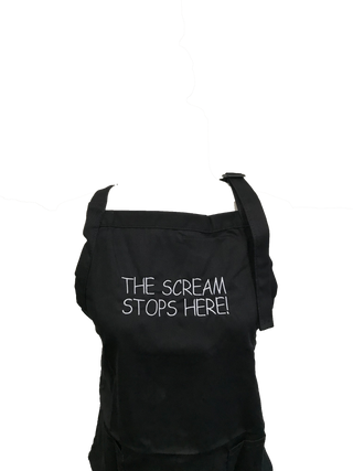The Scream Stops Here Apron