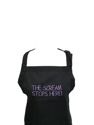 The Scream Stops Here Apron