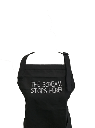 The Scream Stops Here Apron