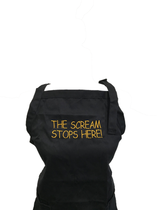 The Scream Stops Here Apron